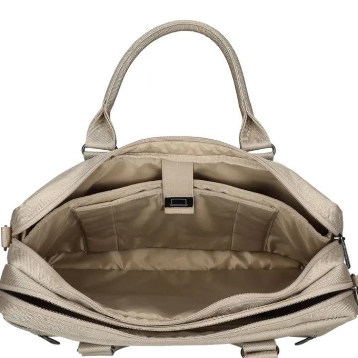 Herentassen|17 Inch Laptoptassen>Enrico Benetti Cornell Laptop Bag 17'' champagne