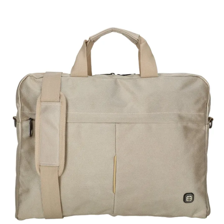 Herentassen|17.3 Inch Laptoptassen>Enrico Benetti Cornell Laptop Bag 17.3'' champagne