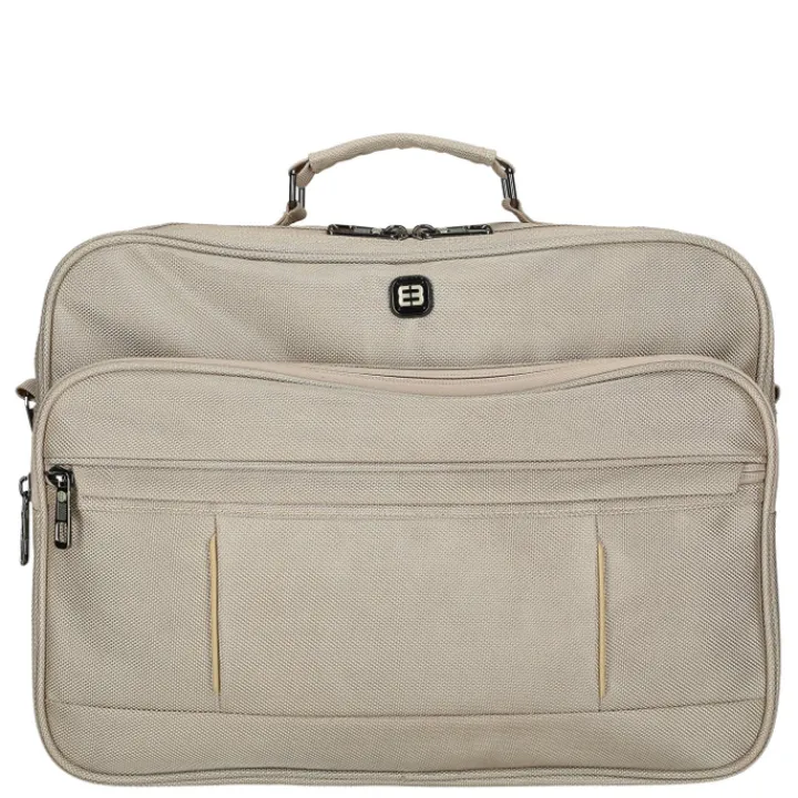 Herentassen|15.6 Inch Laptoptassen>Enrico Benetti Cornell Reporter Bag 15.6'' champagne