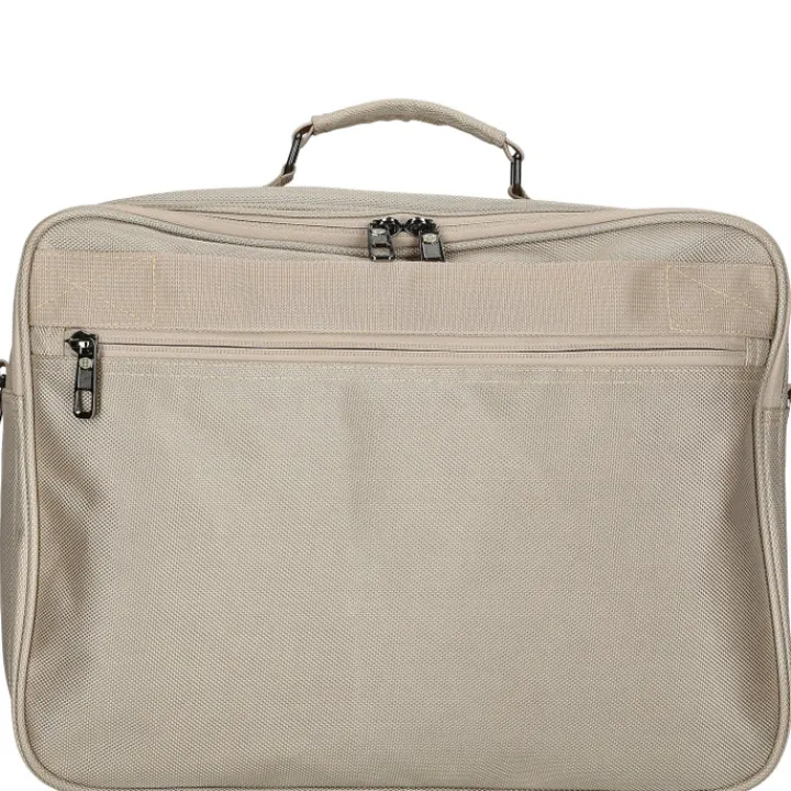 Herentassen|15.6 Inch Laptoptassen>Enrico Benetti Cornell Reporter Bag 15.6'' champagne