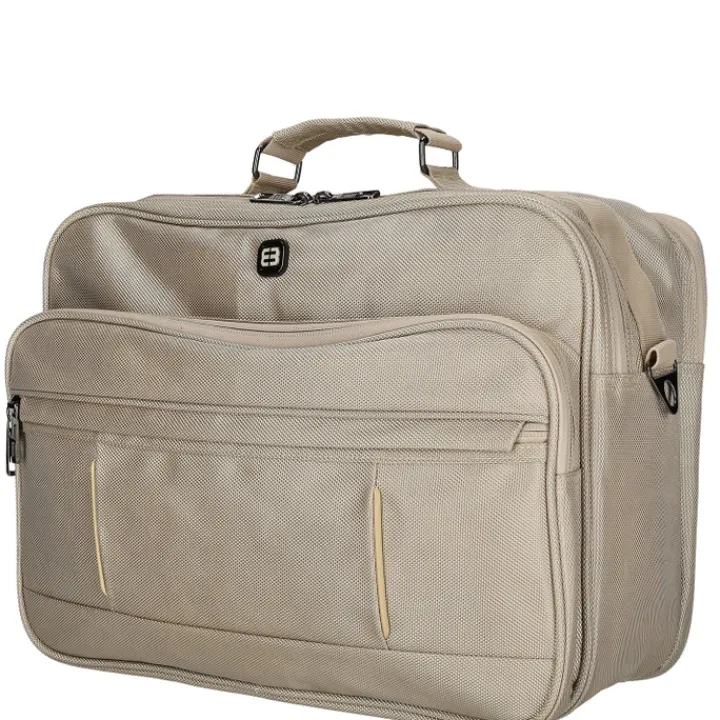 Herentassen|15.6 Inch Laptoptassen>Enrico Benetti Cornell Reporter Bag 15.6'' champagne