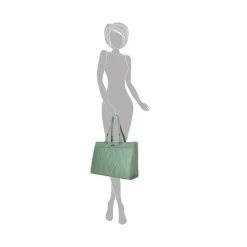 Schoudertassen|15 Inch Laptoptassen>Enrico Benetti Evie Shopper 15" green