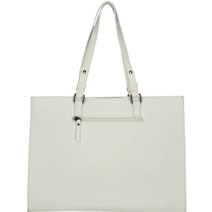 Schoudertassen|15 Inch Laptoptassen>Enrico Benetti Evie Shopper 15" white