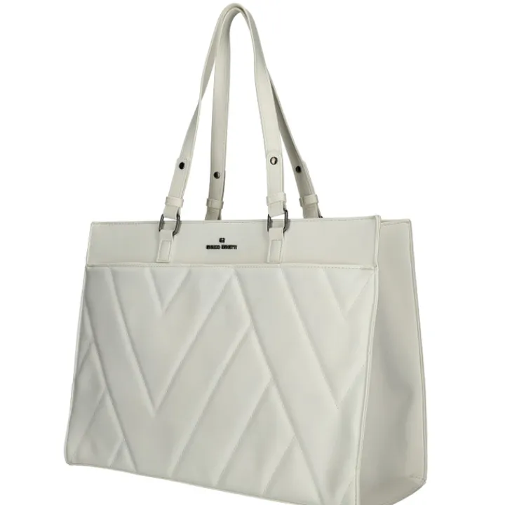 Schoudertassen|15 Inch Laptoptassen>Enrico Benetti Evie Shopper 15" white