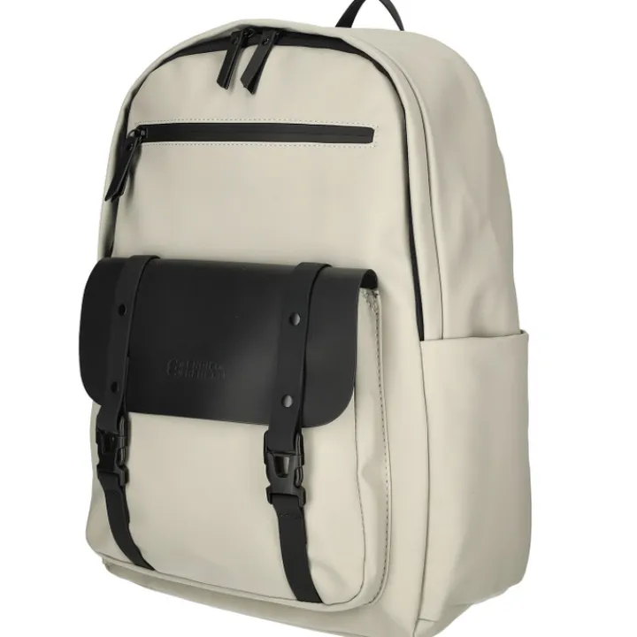 Kleine Rugzakken|Schoolrugzak>Enrico Benetti Glasgow Laptop Backpack 15" light taupe