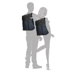 Kleine Rugzakken|Schoolrugzak>Enrico Benetti Glasgow Laptop Backpack 17" navy