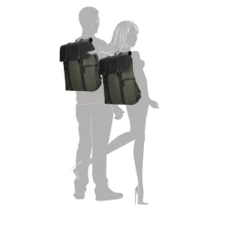 Kleine Rugzakken|Schoolrugzak>Enrico Benetti Glasgow Laptop Backpack 17" olive