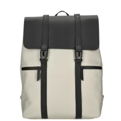 Kleine Rugzakken|Schoolrugzak>Enrico Benetti Glasgow Laptop Backpack 17" light taupe