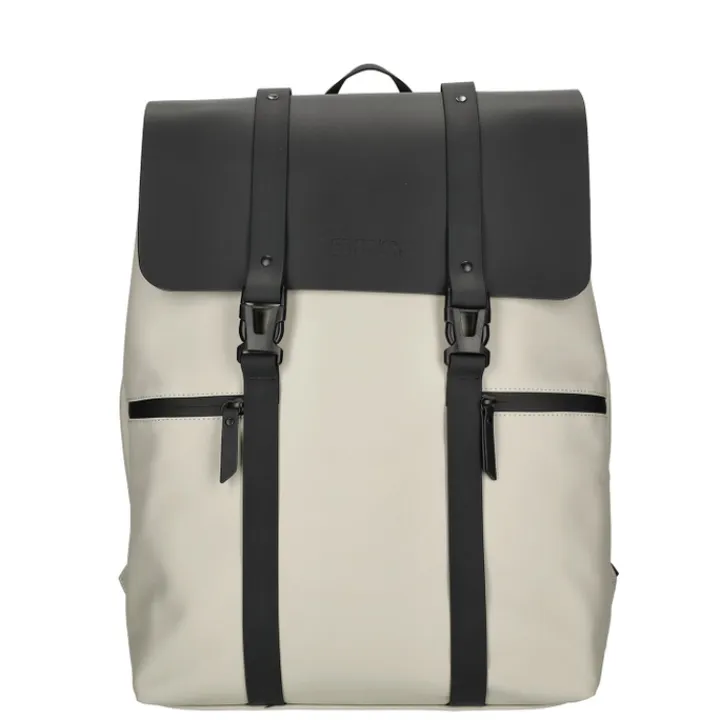 Kleine Rugzakken|Schoolrugzak>Enrico Benetti Glasgow Laptop Backpack 17" light taupe