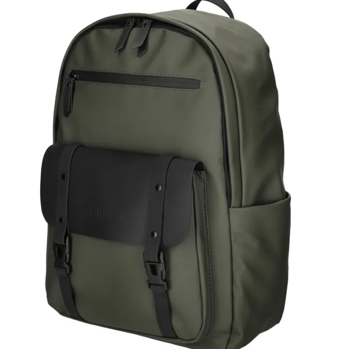 Kleine Rugzakken|Schoolrugzak>Enrico Benetti Glasgow Laptop Backpack 15" olive