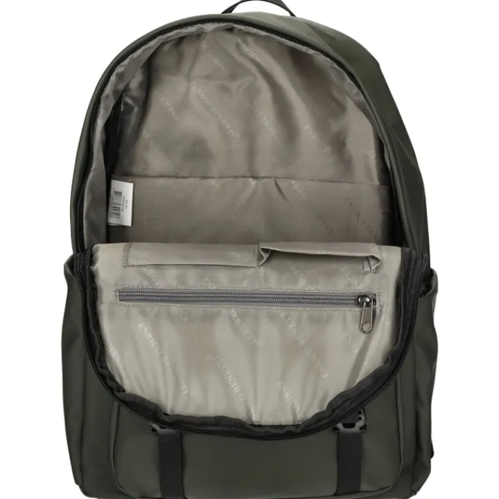 Kleine Rugzakken|Schoolrugzak>Enrico Benetti Glasgow Laptop Backpack 15" olive