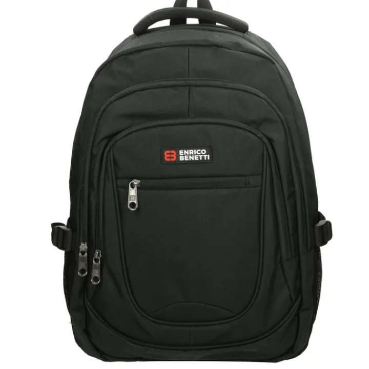 Heren Rugzakken|Dames Rugzakken>Enrico Benetti Hamburg 17'' Laptop Backpack black