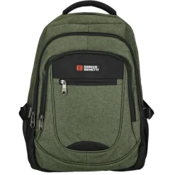 Heren Rugzakken|Dames Rugzakken>Enrico Benetti Hamburg 17" Laptop Backpack olijfgroen