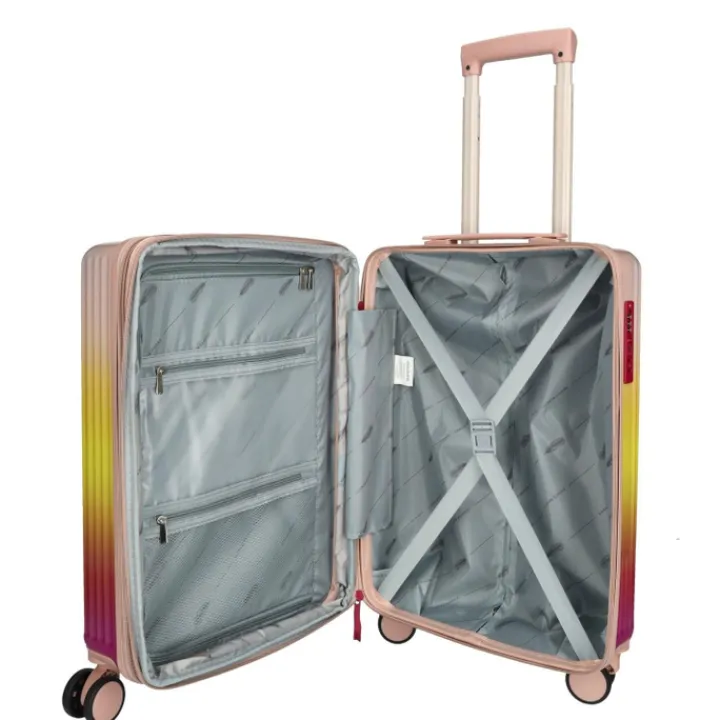 Transavia Trolleys|Klm Trolleys>Enrico Benetti Havana Cabin Trolley 55 Expandable fuchsia