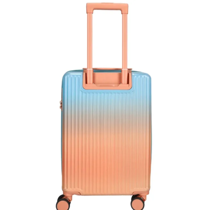Transavia Trolleys|Handbagage Trolleys>Enrico Benetti Havana Cabin Trolley 55 Expandable salmon