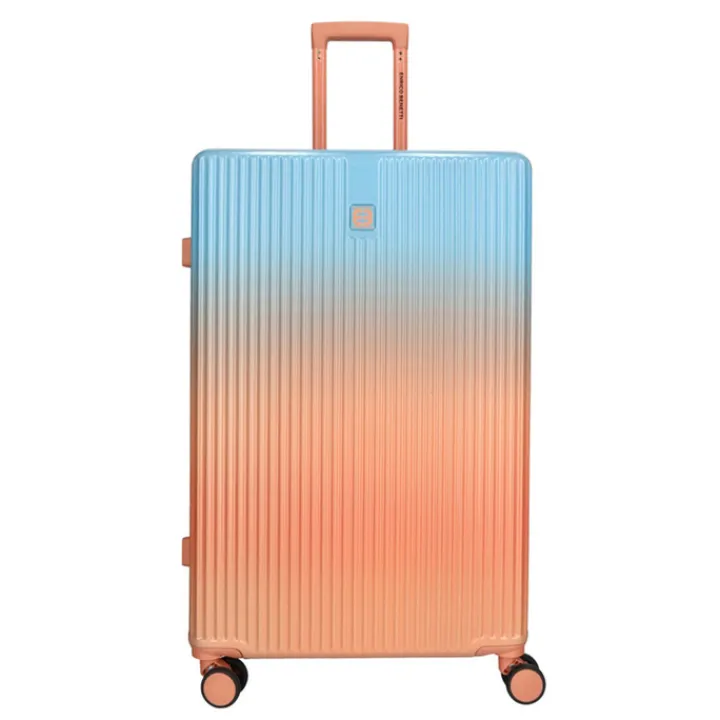 Reistrolleys|Reiskoffers>Enrico Benetti Havana Large Spinner 75 Expandable salmon