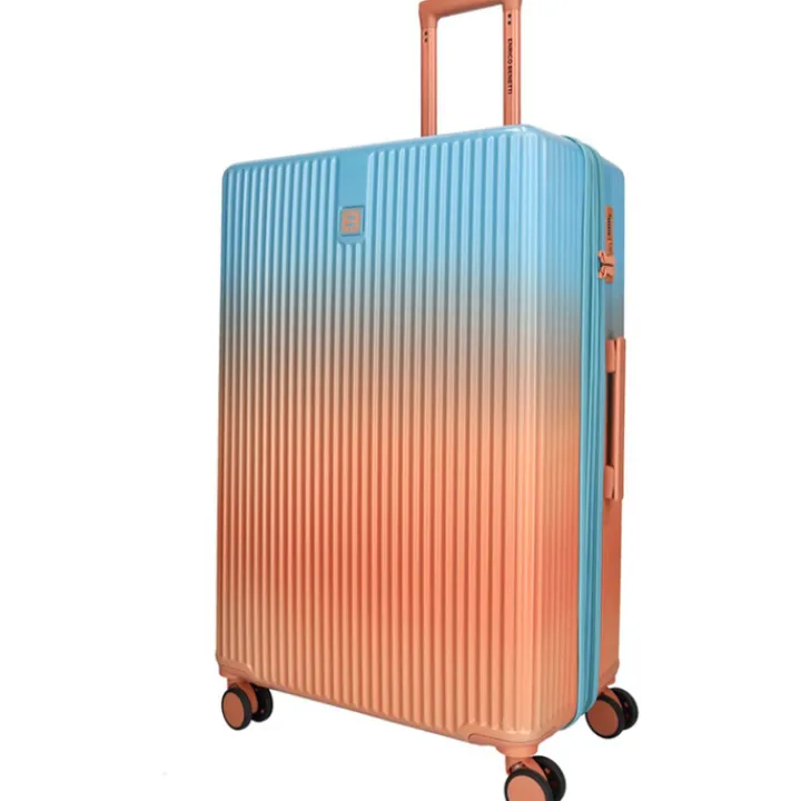 Reistrolleys|Reiskoffers>Enrico Benetti Havana Large Spinner 75 Expandable salmon