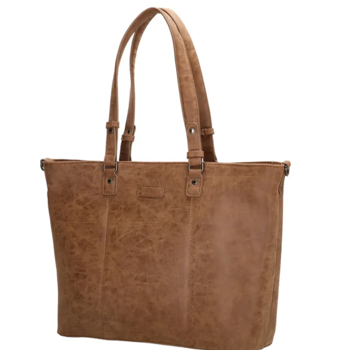 15 Inch Laptoptassen|Laptop Schoudertassen>Enrico Benetti Kate 15'' Laptop Shoulderbag camel