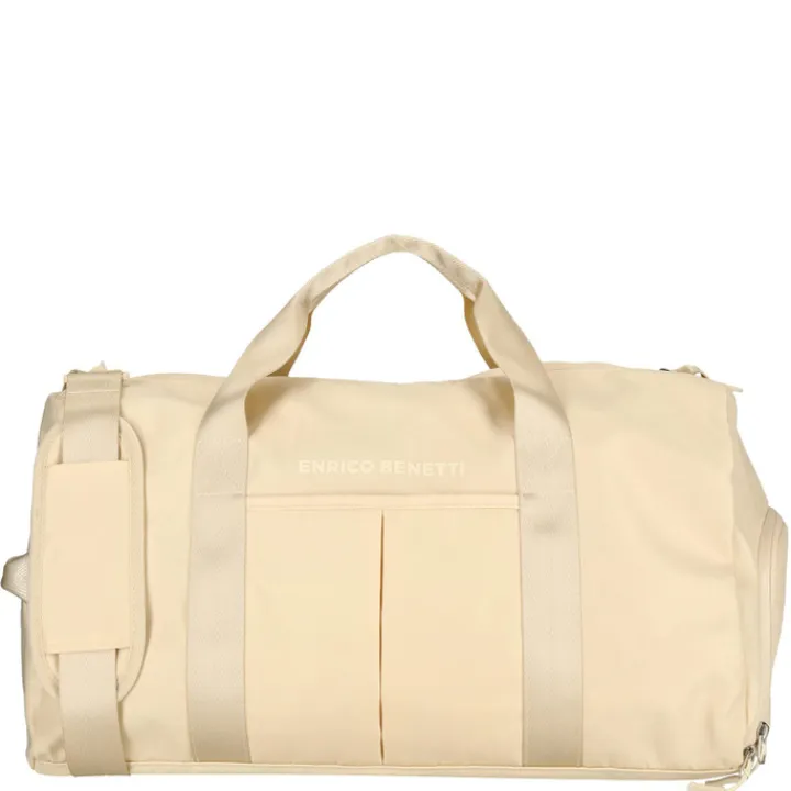 Handbagage Reistassen|Heren Reistassen>Enrico Benetti Lakers Sport / Travel Bag 45L off white