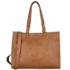 Shoppers|Schoudertassen>Enrico Benetti Lily Handbag 15" cognac