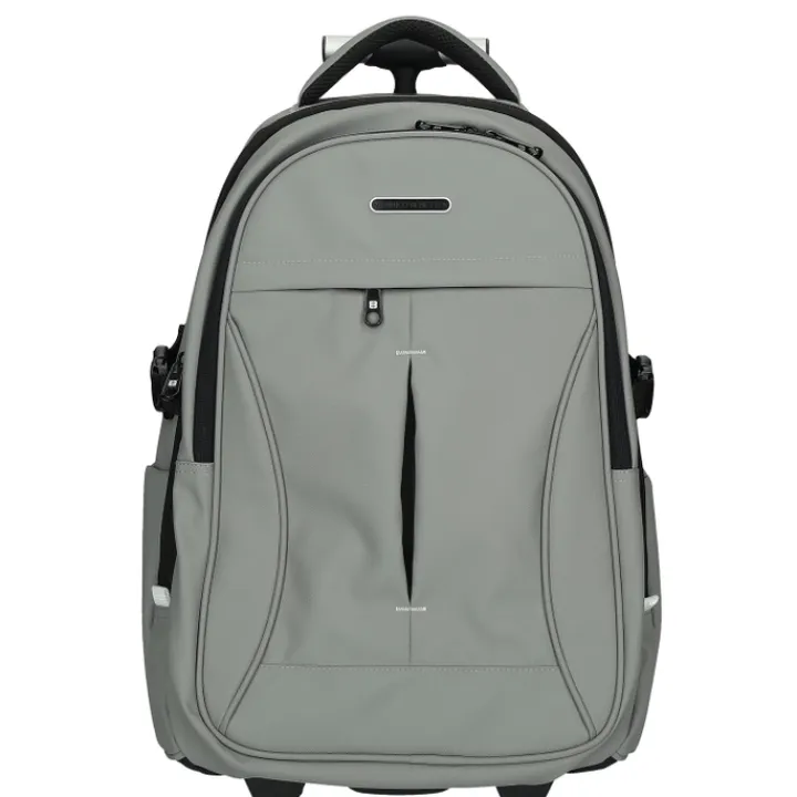 17 Inch Laptoptassen|Laptop Rugzakken>Enrico Benetti Northern Backpack Trolley 17" grey