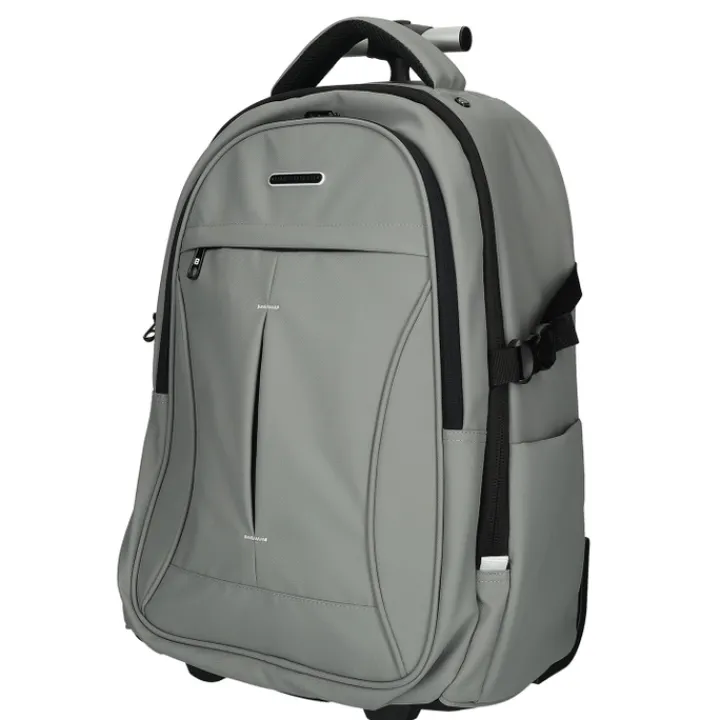 17 Inch Laptoptassen|Laptop Rugzakken>Enrico Benetti Northern Backpack Trolley 17" grey