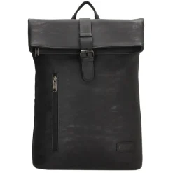 Kleine Rugzakken|Heren Rugzakken>Enrico Benetti Rotterdam Laptop Backpack 15" black