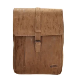 Kleine Rugzakken|Heren Rugzakken>Enrico Benetti Rotterdam Laptop Backpack 17" camel