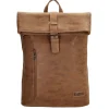 Kleine Rugzakken|Heren Rugzakken>Enrico Benetti Rotterdam Laptop Backpack 15" camel