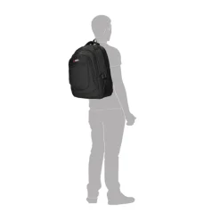 Schoolrugzak|Daypack>Enrico Benetti Santa Cruz 17.3'' Laptop Backpack dots black white