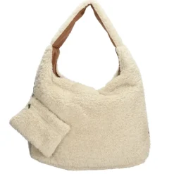 Schoudertassen|Damestassen>Enrico Benetti Teddy Schoudertas off white