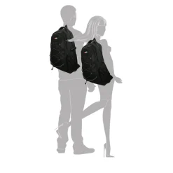 Schoolrugzak|Daypack>Enrico Benetti Yellow Stone 15'' Laptop Rugzak zwart