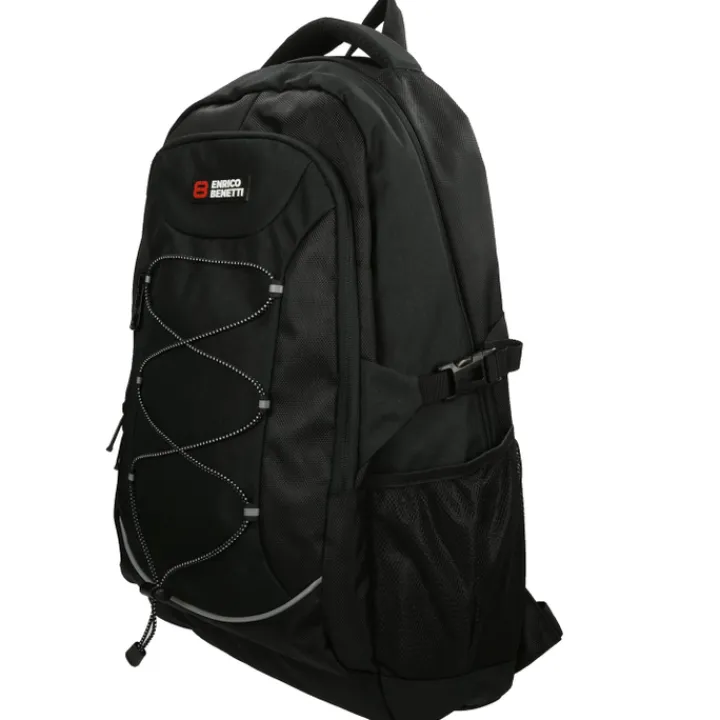 Schoolrugzak|Daypack>Enrico Benetti Yellow Stone 15'' Laptop Rugzak zwart