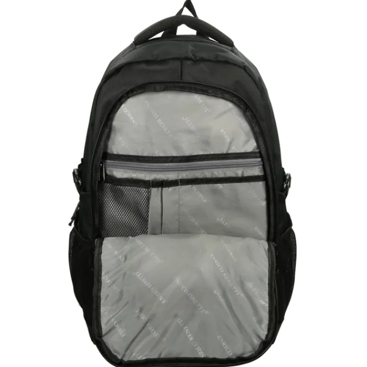 Schoolrugzak|Daypack>Enrico Benetti Yellow Stone 15'' Laptop Rugzak zwart