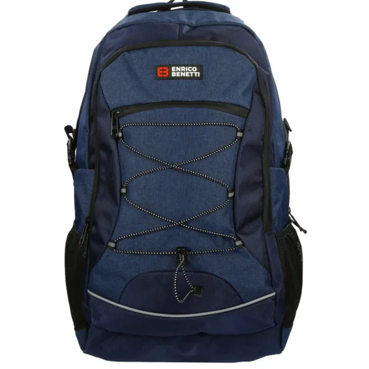 Heren Rugzakken|Dames Rugzakken>Enrico Benetti Yellow Stone 17'' Laptop Rugzak blauw