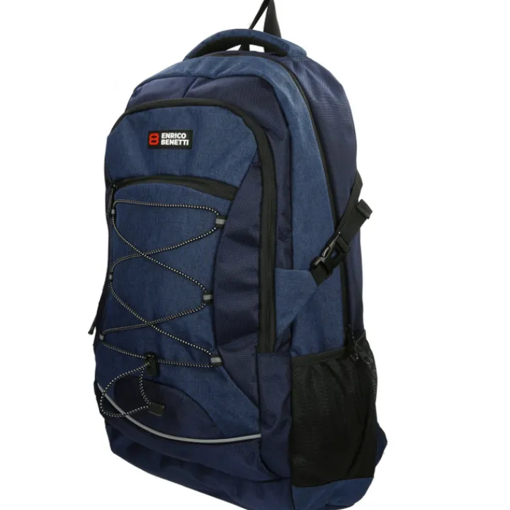 Heren Rugzakken|Dames Rugzakken>Enrico Benetti Yellow Stone 17'' Laptop Rugzak blauw