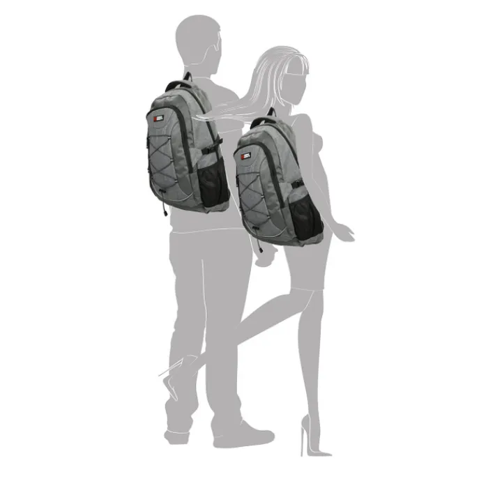 Schoolrugzak|Daypack>Enrico Benetti Yellow Stone 15'' Laptop Rugzak grijs