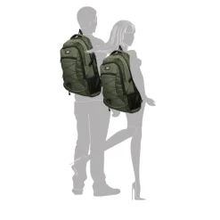 Heren Rugzakken|Dames Rugzakken>Enrico Benetti Yellow Stone 17'' Laptop Rugzak olijf