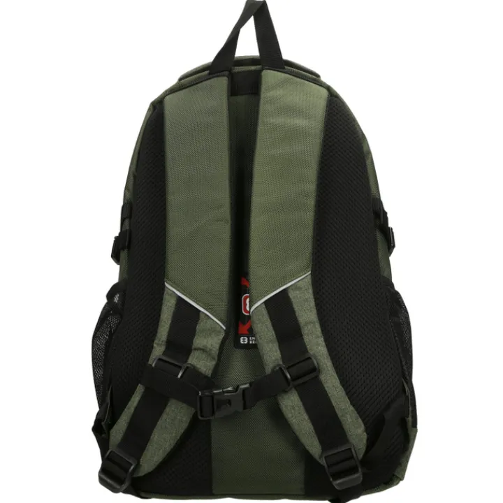 Kleine Rugzakken|Schoolrugzak>Enrico Benetti Yellow Stone 13'' Laptop Rugzak olijf