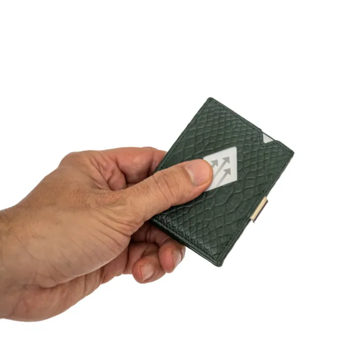 Rfid Portemonnees|Mini Portemonnees>Exentri Leather Multi Wallet blue