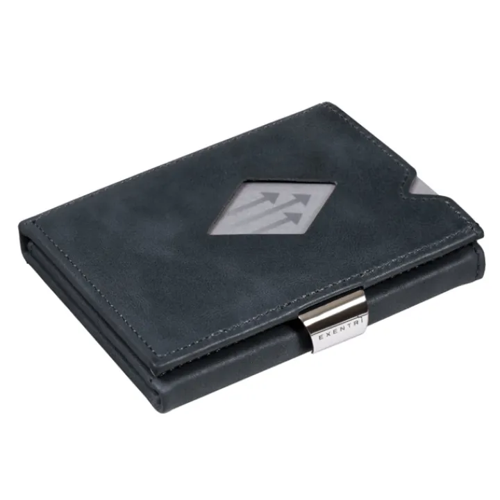 Rfid Portemonnees|Mini Portemonnees>Exentri Leather Multi Wallet blue