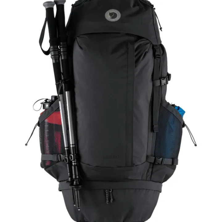Grote Rugzakken|Trekking Rugzakken>Fjallraven Abisko Trek 65 S-M black