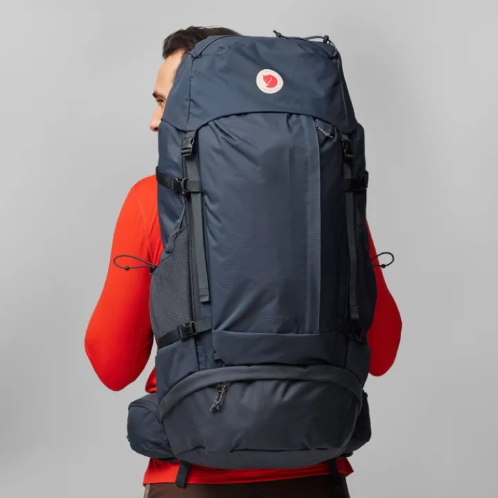 Grote Rugzakken|Trekking Rugzakken>Fjallraven Abisko Trek 65 S-M black