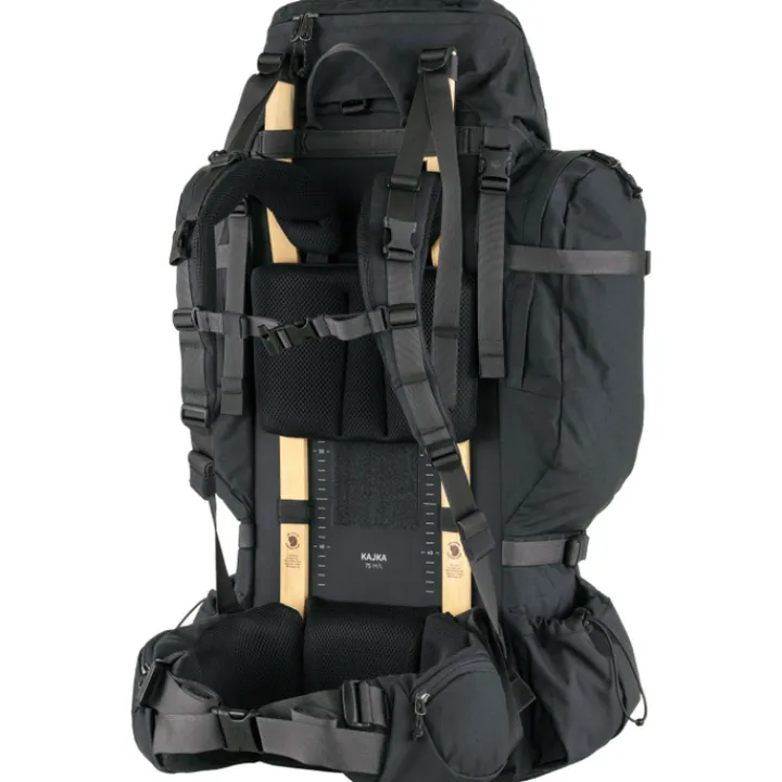 Grote Rugzakken|Trekking Rugzakken>Fjallraven Kajka 75 M/L coal black