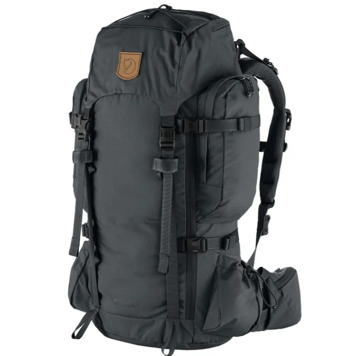 Grote Rugzakken|Trekking Rugzakken>Fjallraven Kajka 55 S/M coal black