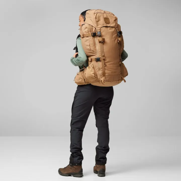 Grote Rugzakken|Trekking Rugzakken>Fjallraven Kajka 55 S/M coal black