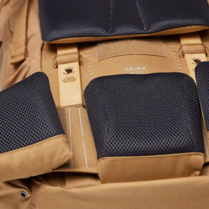 Grote Rugzakken|Trekking Rugzakken>Fjallraven Kajka 55 S/M coal black
