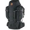 Grote Rugzakken|Trekking Rugzakken>Fjallraven Kajka 75 S/M coal black