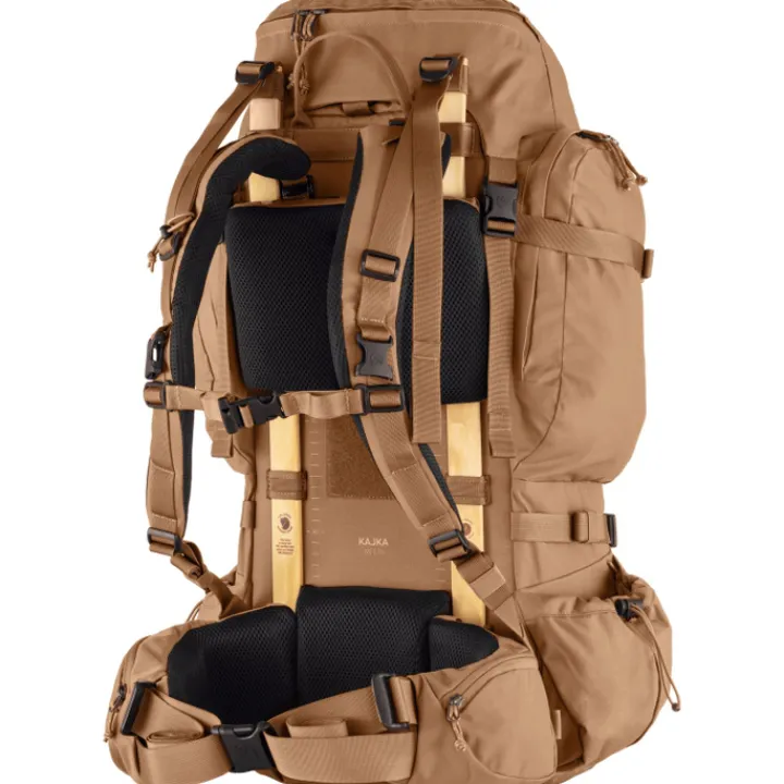 Grote Rugzakken|Trekking Rugzakken>Fjallraven Kajka 55 S/M khaki dust