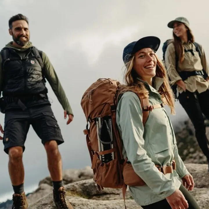 Hiking Backpacks|Dames Rugzakken>Fjallraven Kajka 35 S/M khaki dust